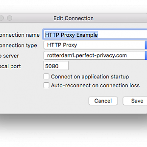 [OS X] Perfect Privacy SSH Software